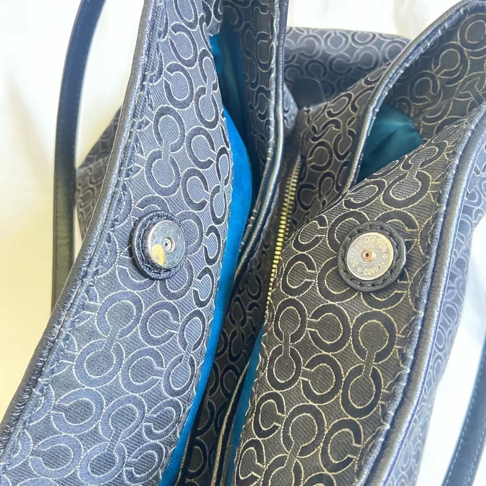 Coach Black Logo Shoulder Bag